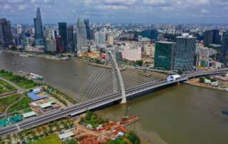 Cầu Thủ Thiêm 2 bắc qua sông Sài Gòn, nối TP Thủ Đức với quận 1, đang được đề xuất đặt tên Ba Son.