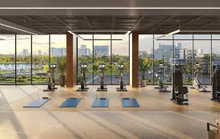 Tiện ích phòng gym hiện đại tại The Matrix One Premium mang đến trải nghiệm sống đẳng cấp cho cư dân.