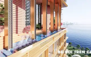 Bể bơi trên cao tại Charmora City, Nam Nha Trang - Tiện ích đẳng cấp quốc tế từ Tập đoàn Sun Group.