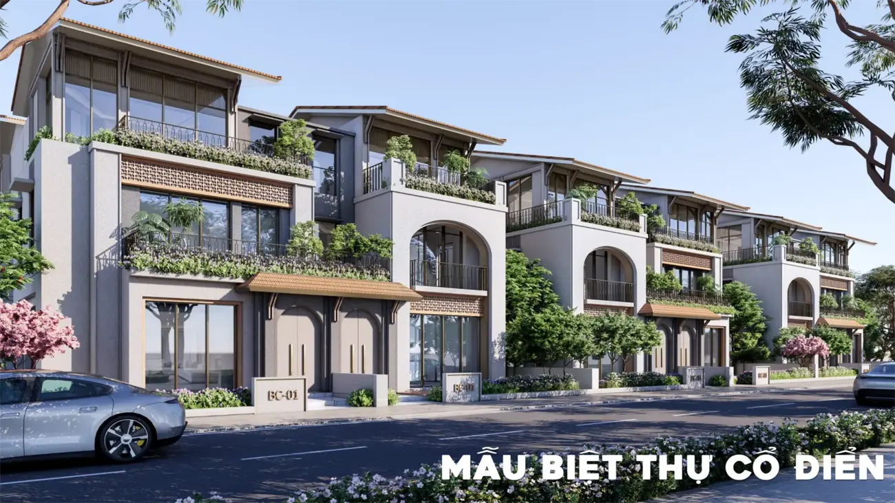Mẫu biệt thự sang trọng tại Đảo Thiên đường, Charmora City – Sun Group. Tổng vốn đầu tư trên 17.000 tỷ đồng.